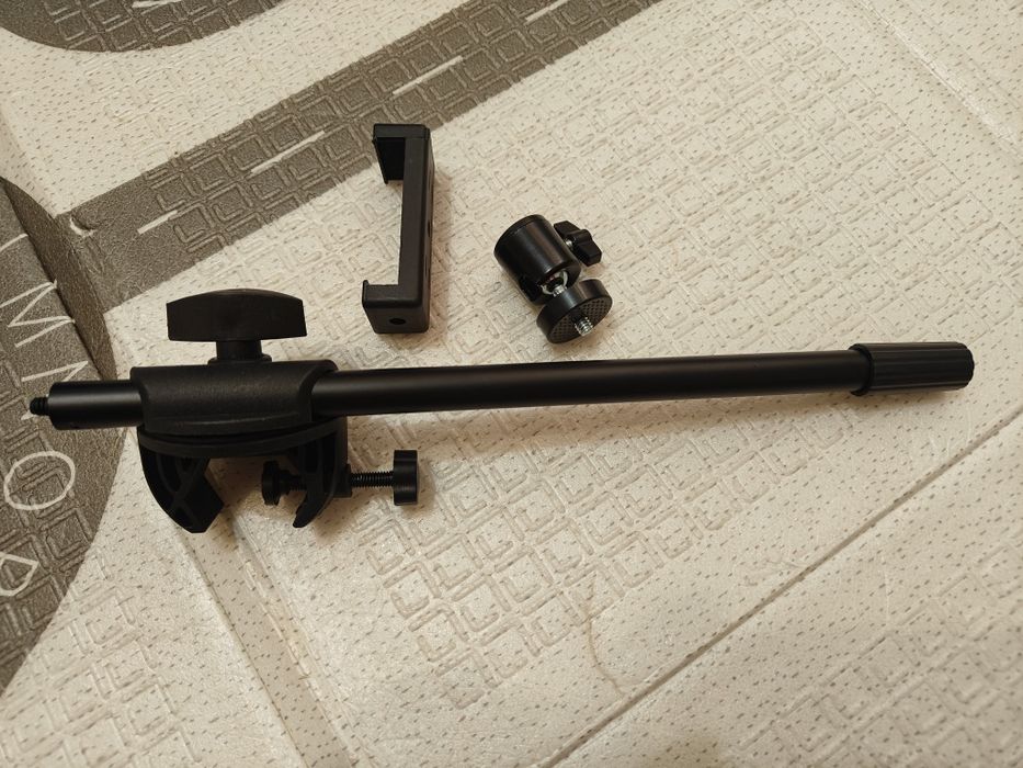 Штатив 2.05м + система журавль +пульт + кільцева лампа журавель