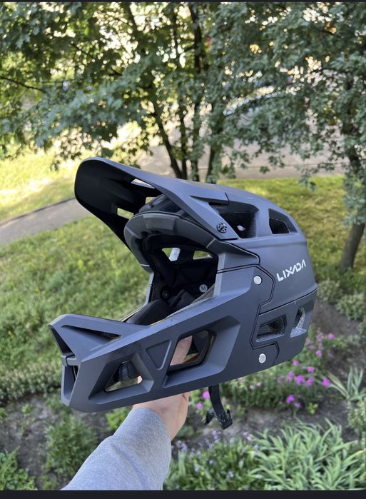 Вело шолом шлем 665грам mtb enduro downhill full face фулфейс fox rock