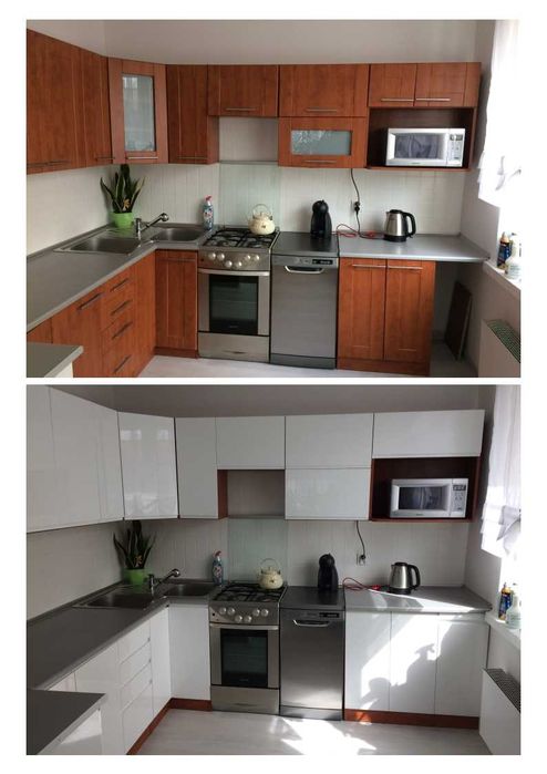 Wymiana blatów i frontów kuchennych