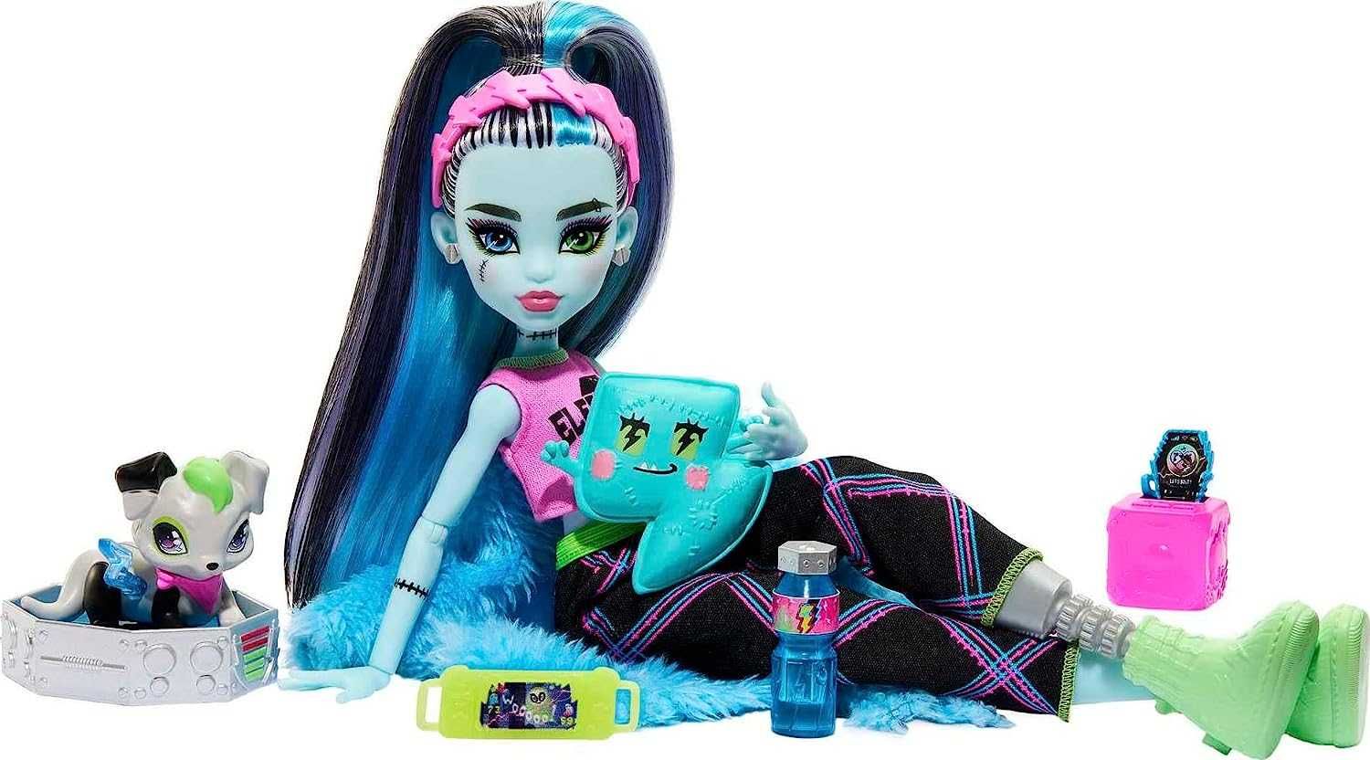 Лялька Monster High Френкі Штейн піжамна вечірка Frankie Stein