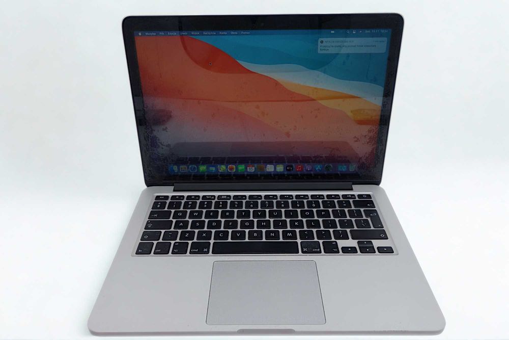 Laptop Używany Macbook PRO A- 13,3" RETINA i5 8GB 120SSD Big Sur GW FV