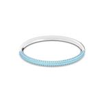 Bransoletka Swarovski - Stone bangle, Blue, Stainless Steel S