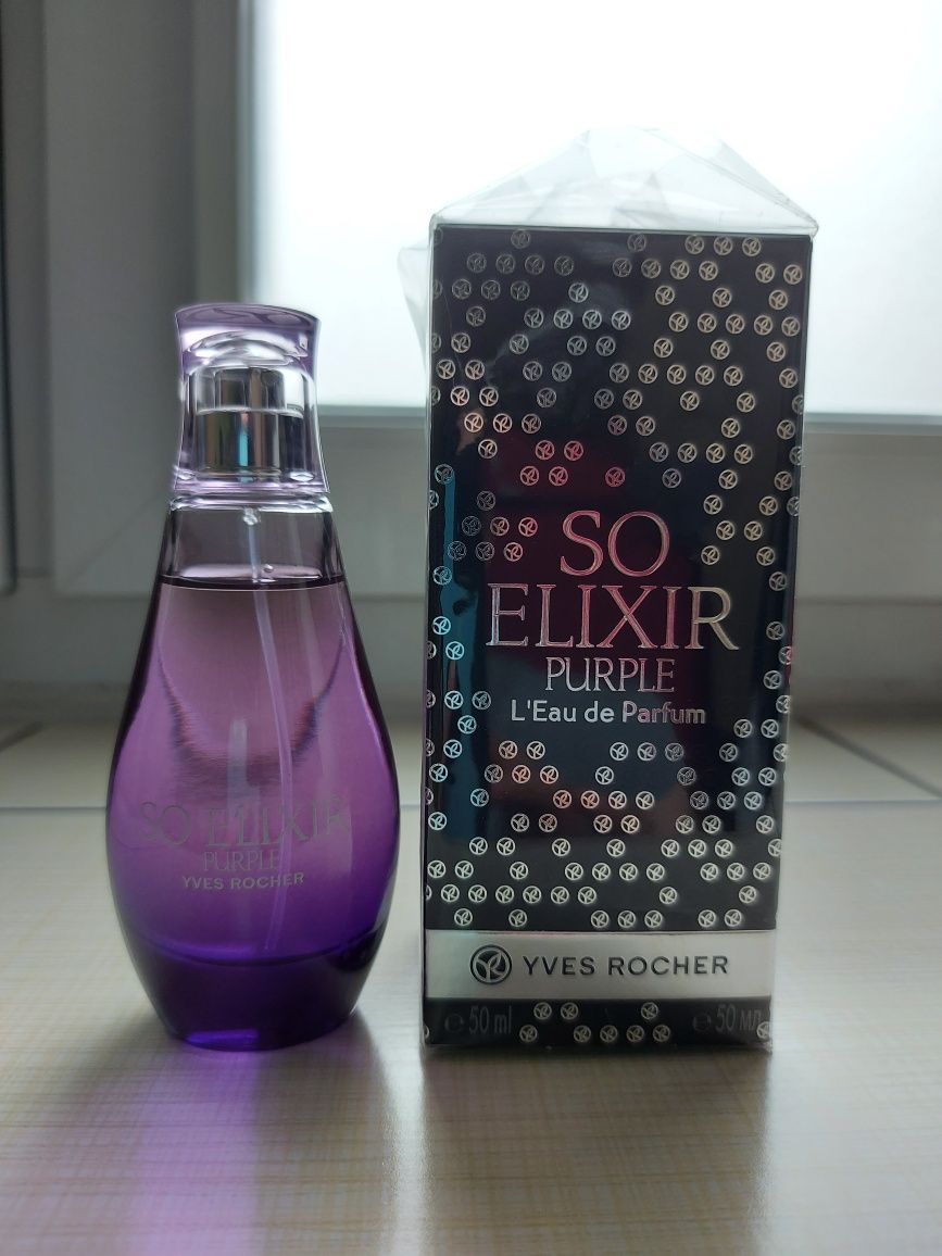 Yves Rocher So Elixir Purple EDP 50ml, używane.