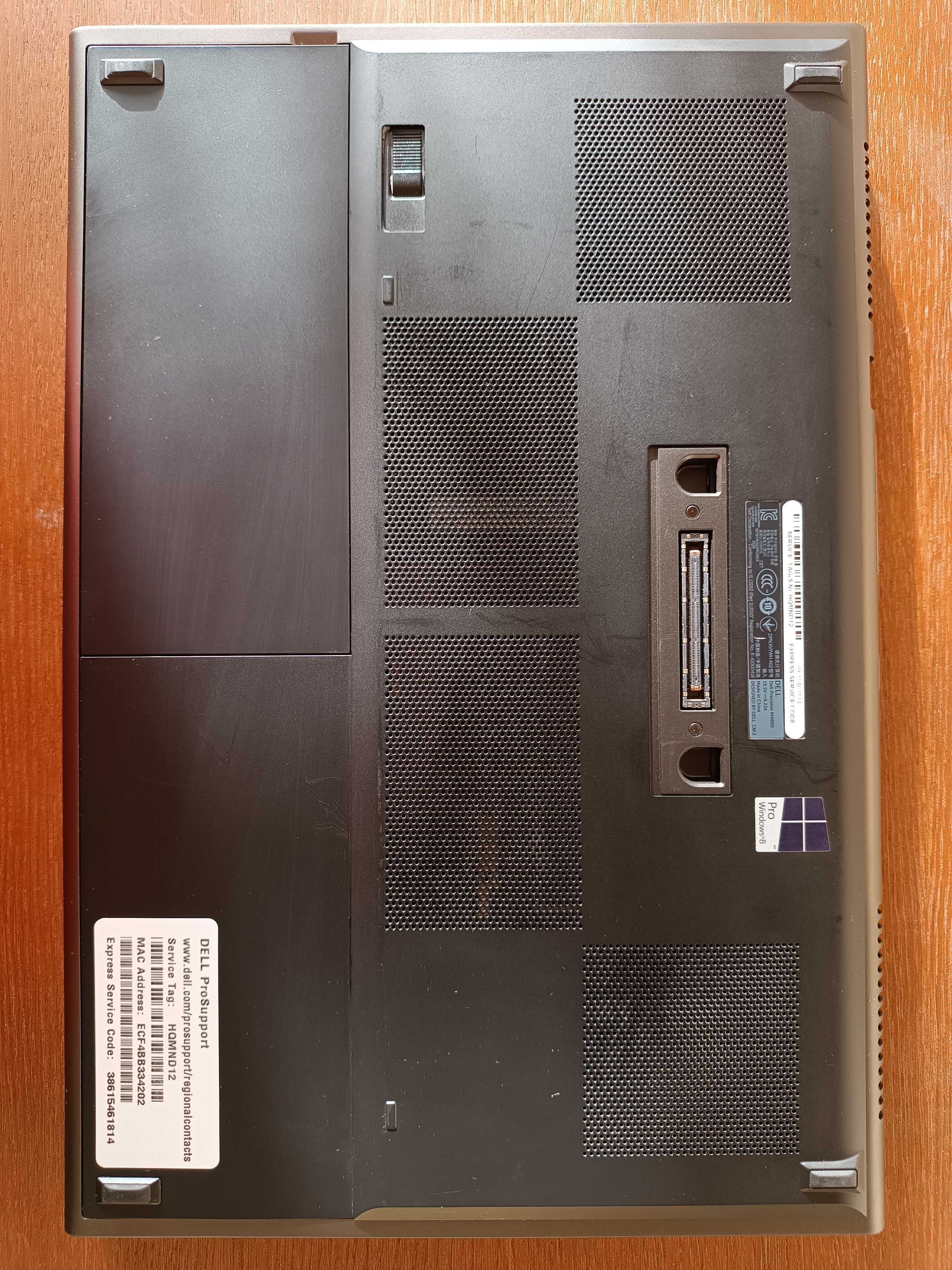 Ноутбук Dell Precision Mobile WorkStation M4800 із блоком живлення