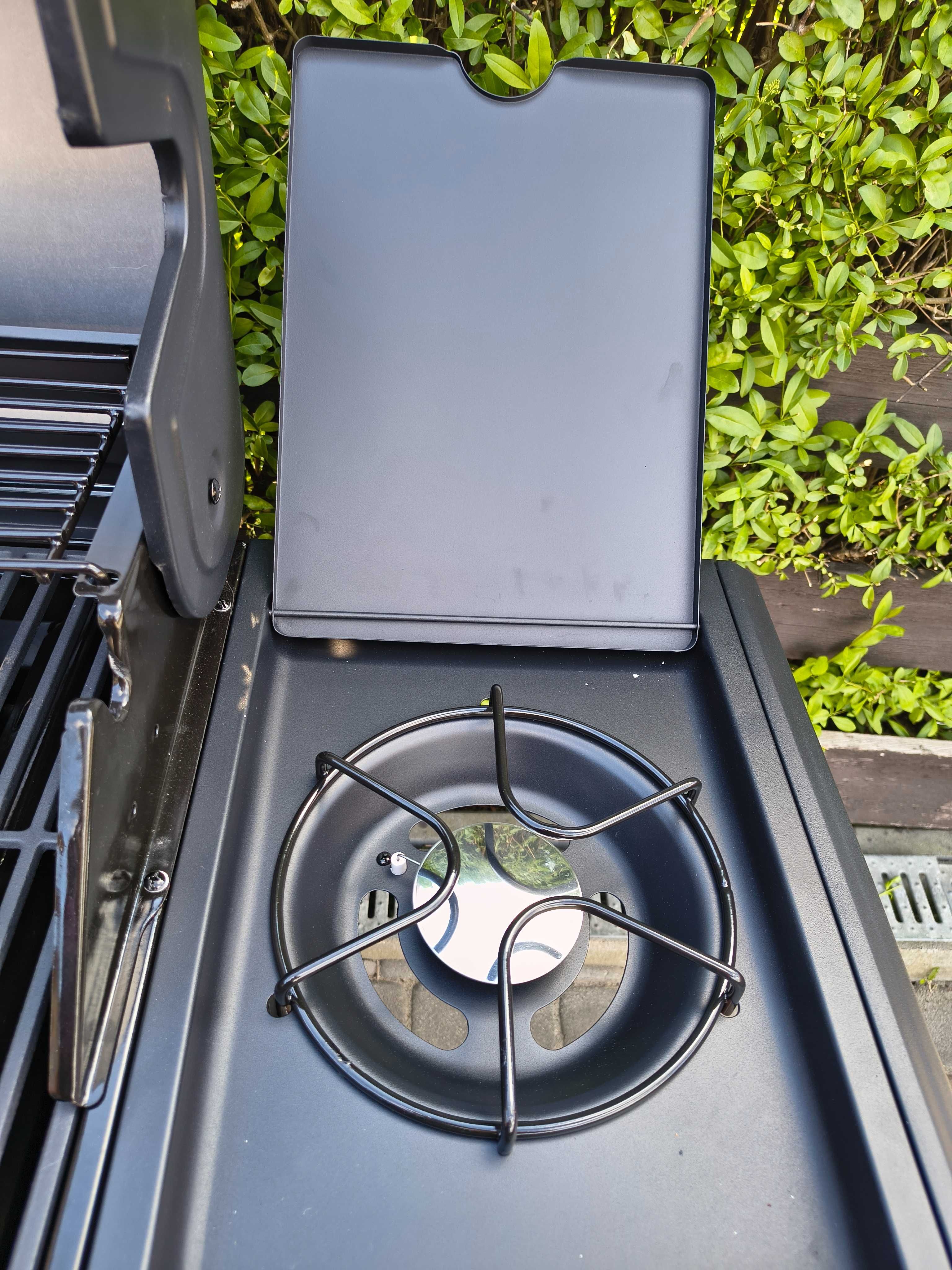 Duży Solidny GRILL GAZOWY EL FUEGO DELUXE  21KW  LED 7 palników NOWY !