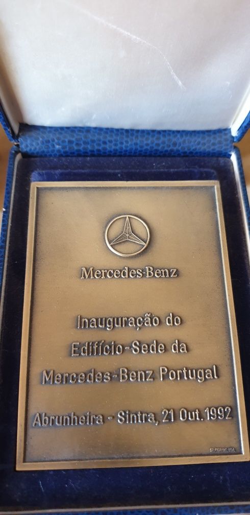 Mercedes placa comemorativa abrunheira colecção