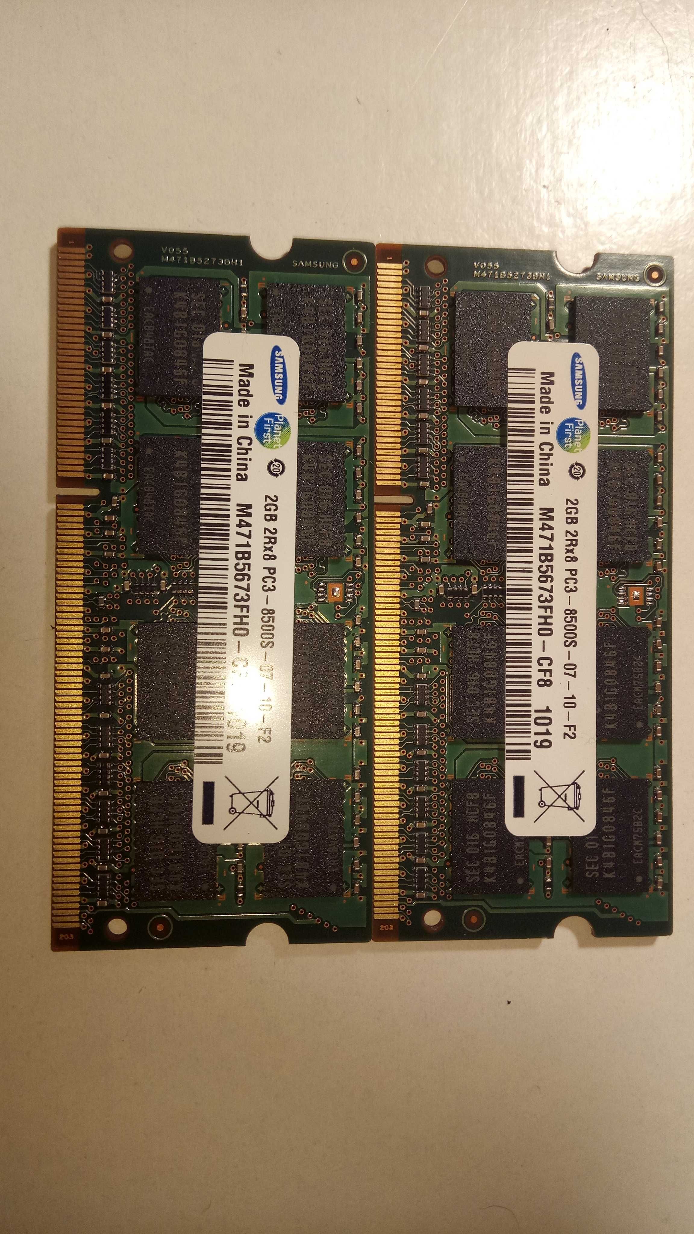 Memória p/ PC Portátil SO-DIMM DDR3-1066 2x2GB (4GB) SAMSUNG (PC_MAC)