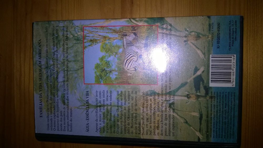 VHS - Famílias da Vida Selvagem Africana