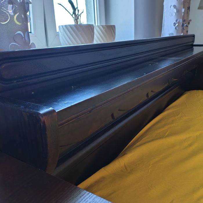 Łóżko dębowe 140 cm