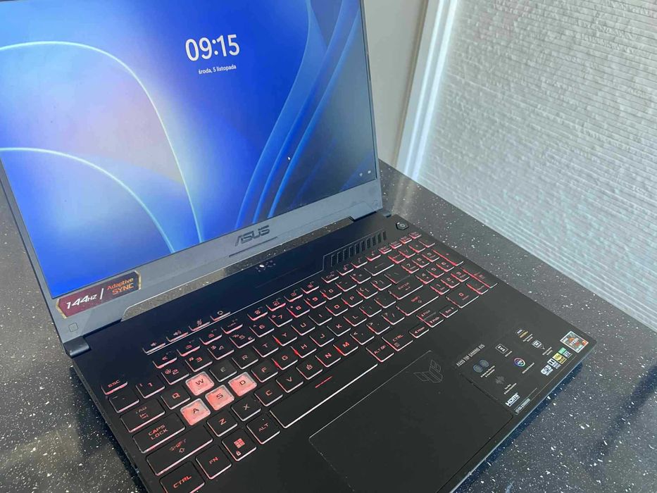 ASUS TUF Gaming A15 | RTX 3070 | UŻYWANY ROK! Dysk GRATIS!