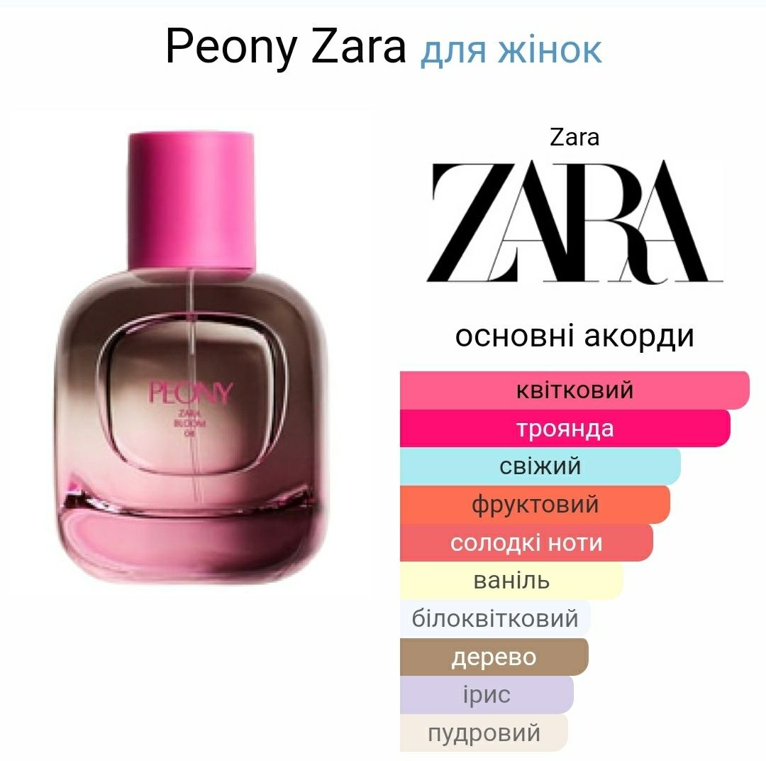 Peony Zara, парфумована вода