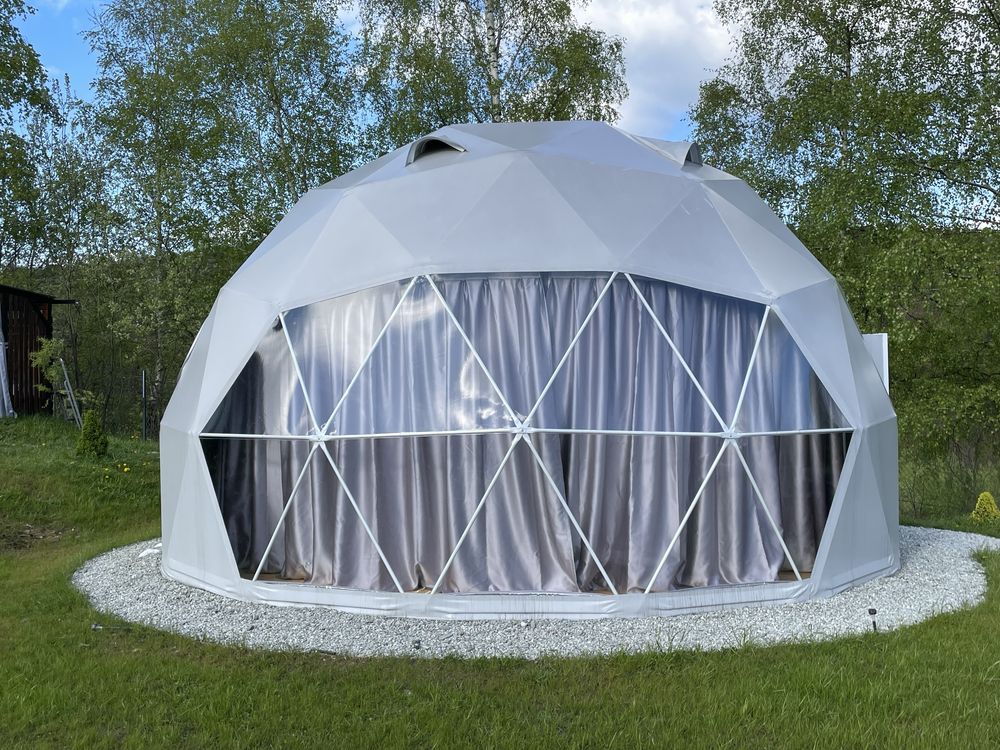 Namiot glampingowy, glamping, namiot sferyczny, 7 m. Wersja kanadyjska