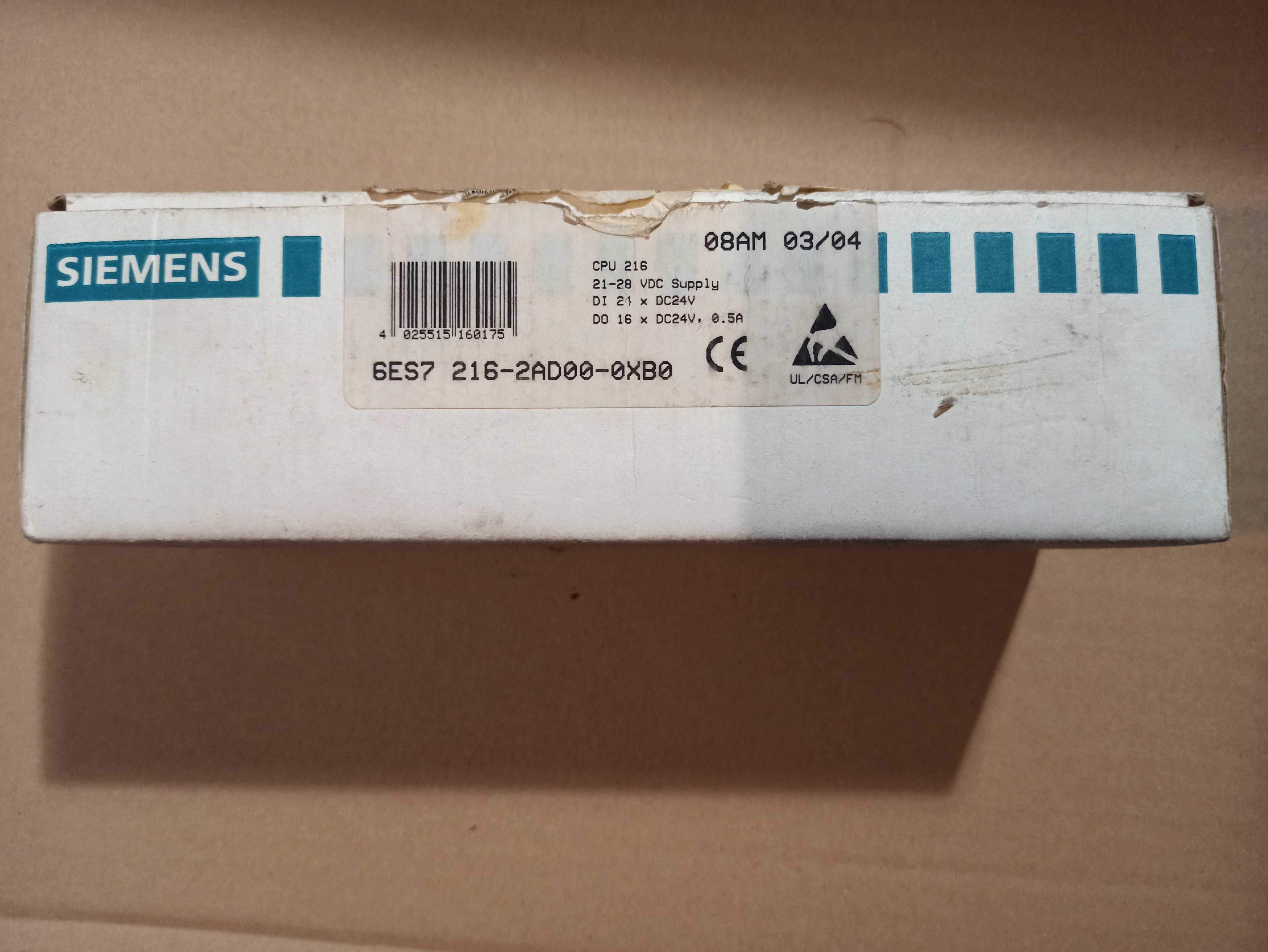 Siemens 216-2 6ES7 216-2AD00-0XB0 CPU Sterownik PLC