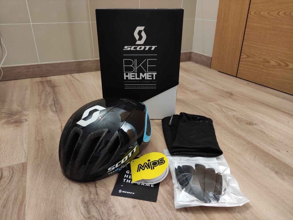 Capacete Scott Cadence Plus C/MIPS Team DSM "Novo"
