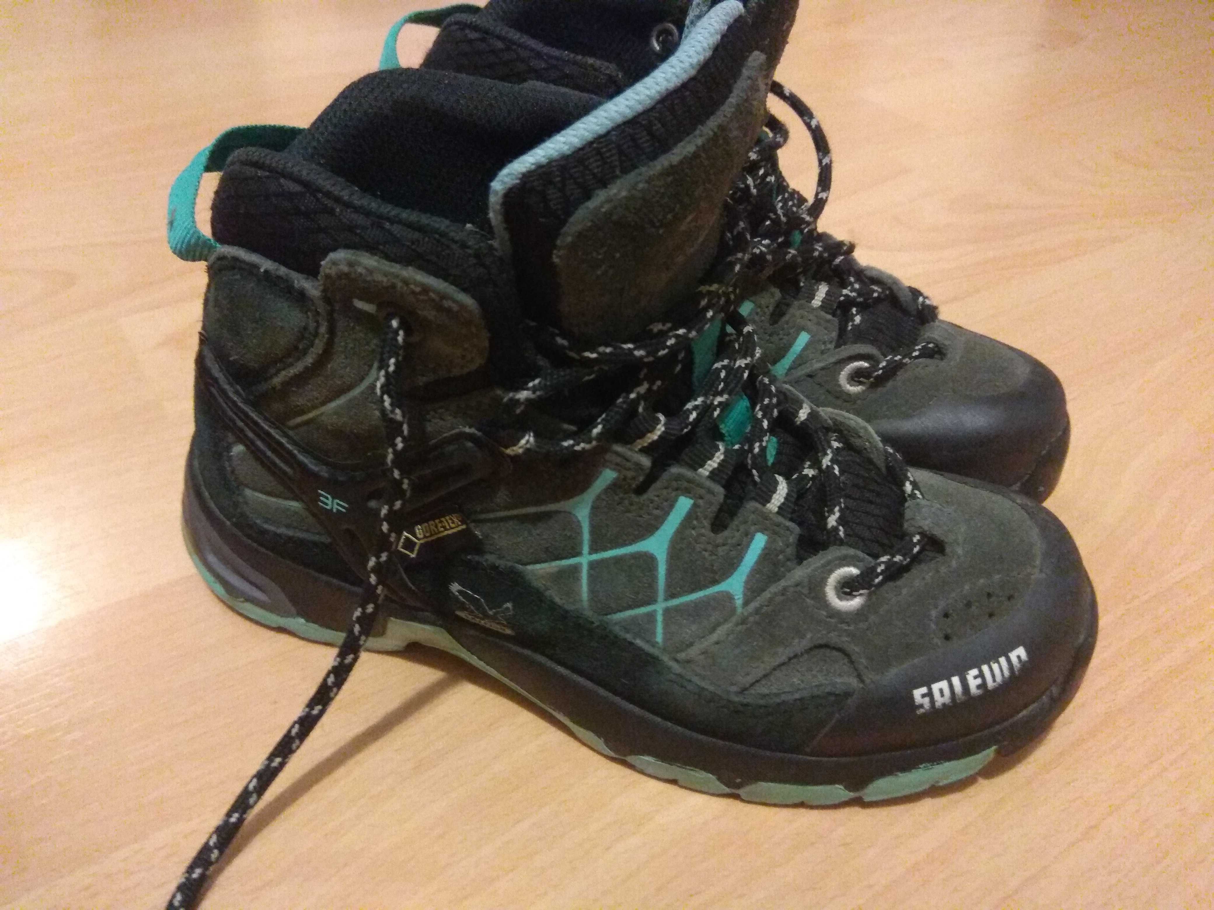 Buty trekkingowe Salewa 30 Gore-Tex GTX jesienne zimowe 19,5 skórzane