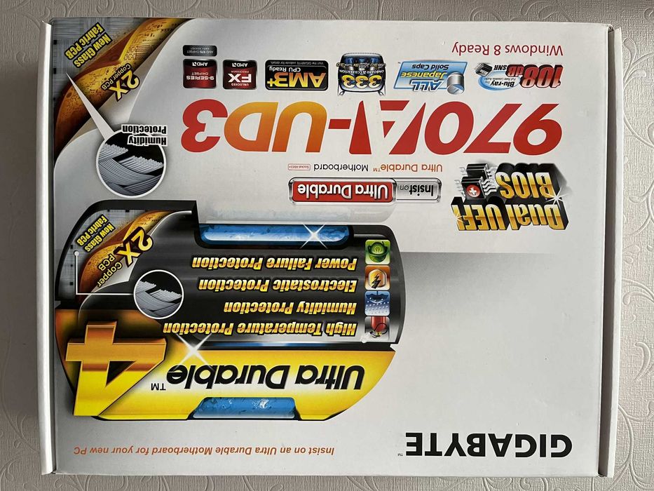 Płyta główna GigaByte 970A-UD3 Rev. 3.0 ATX AM3/AM3+ (uszkodzona)