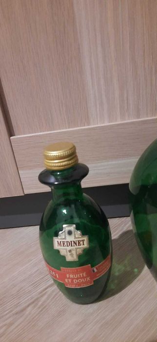 Kultowe Karafki medinet Zestaw / Butelki PRL / Vintage Lata 90