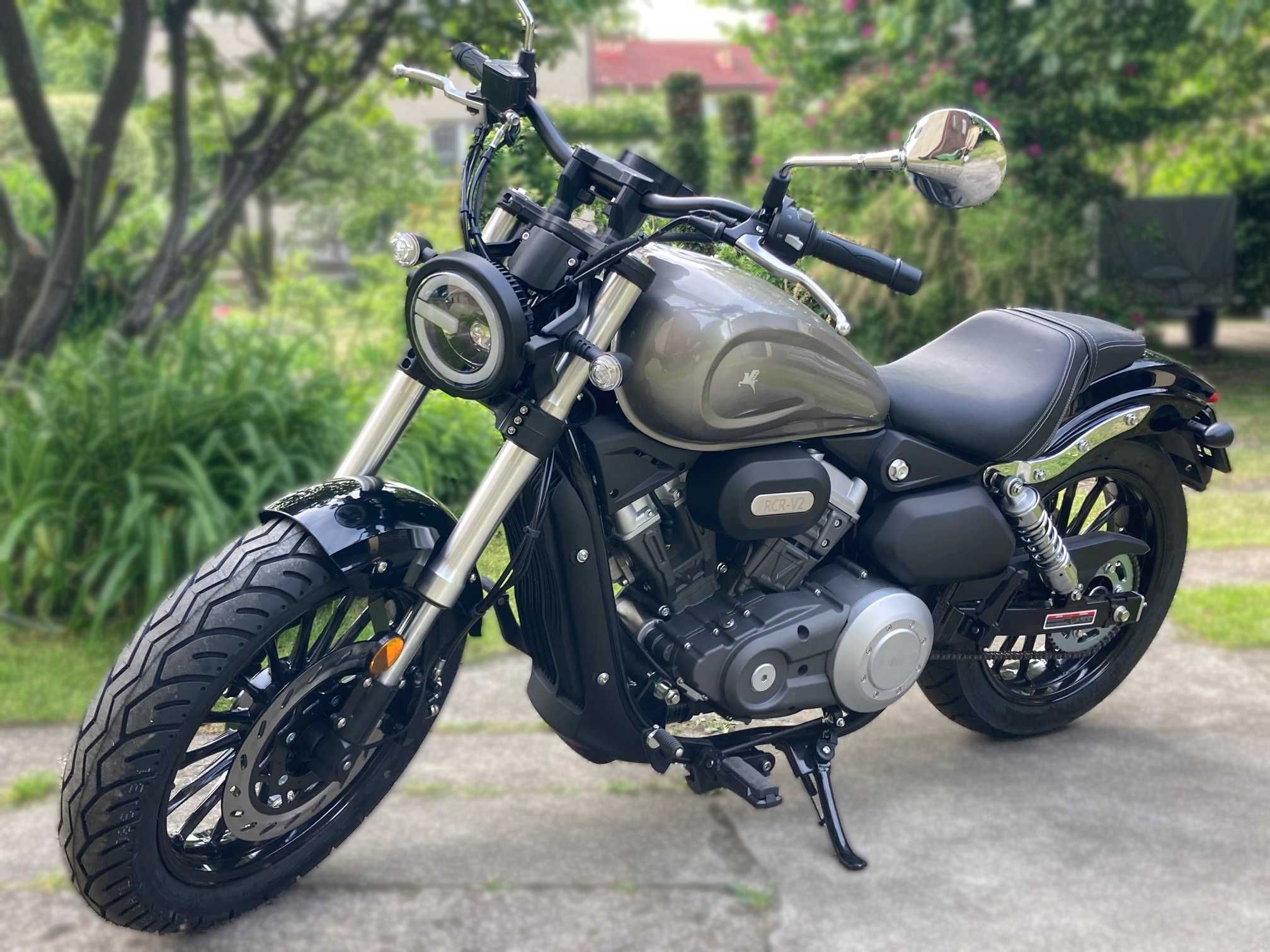 wynajem wypożyczalnia motocykli 125 na kat B JUNAK CHOPPER CRUISER