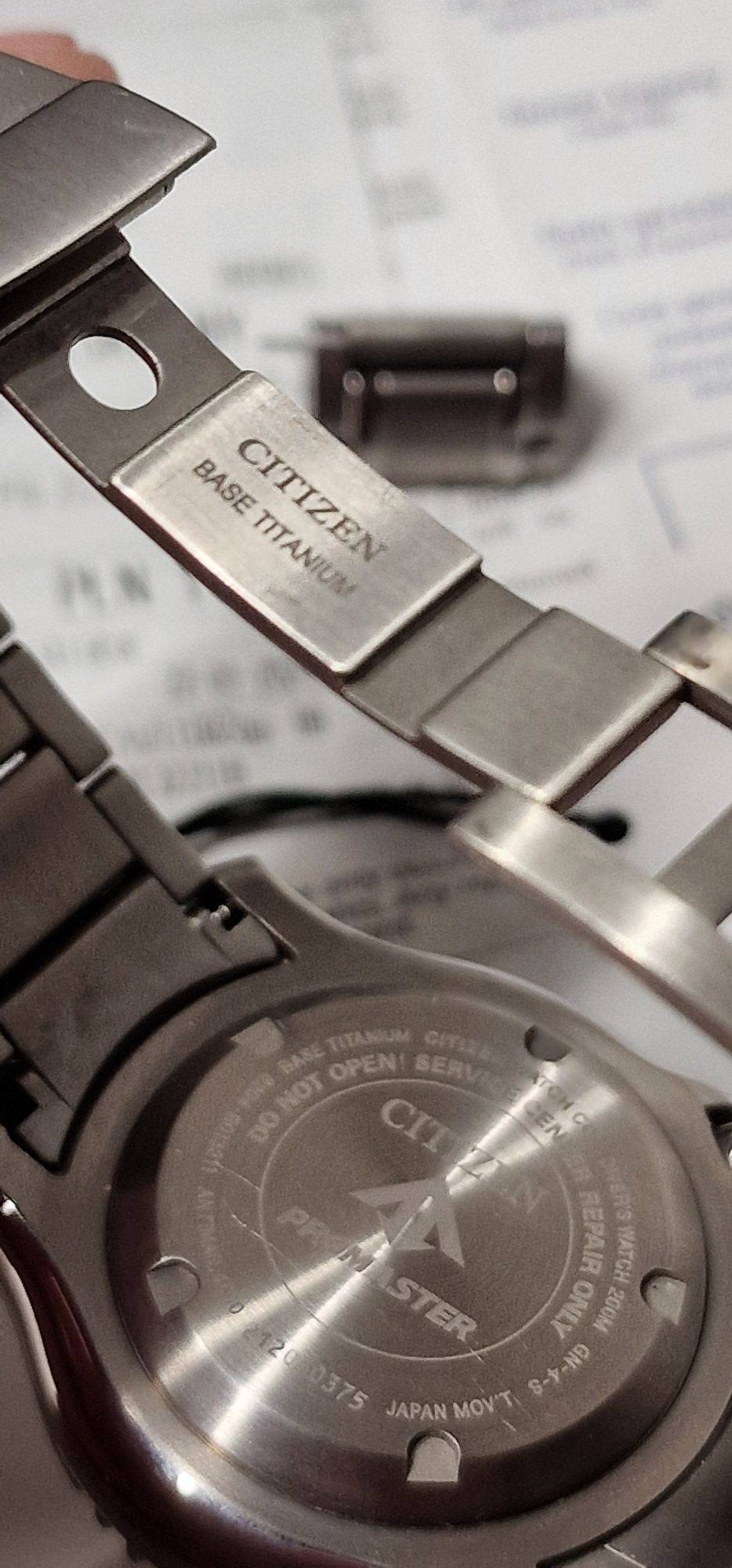 Zegarek automatyczny Citizen Promaster Titanium