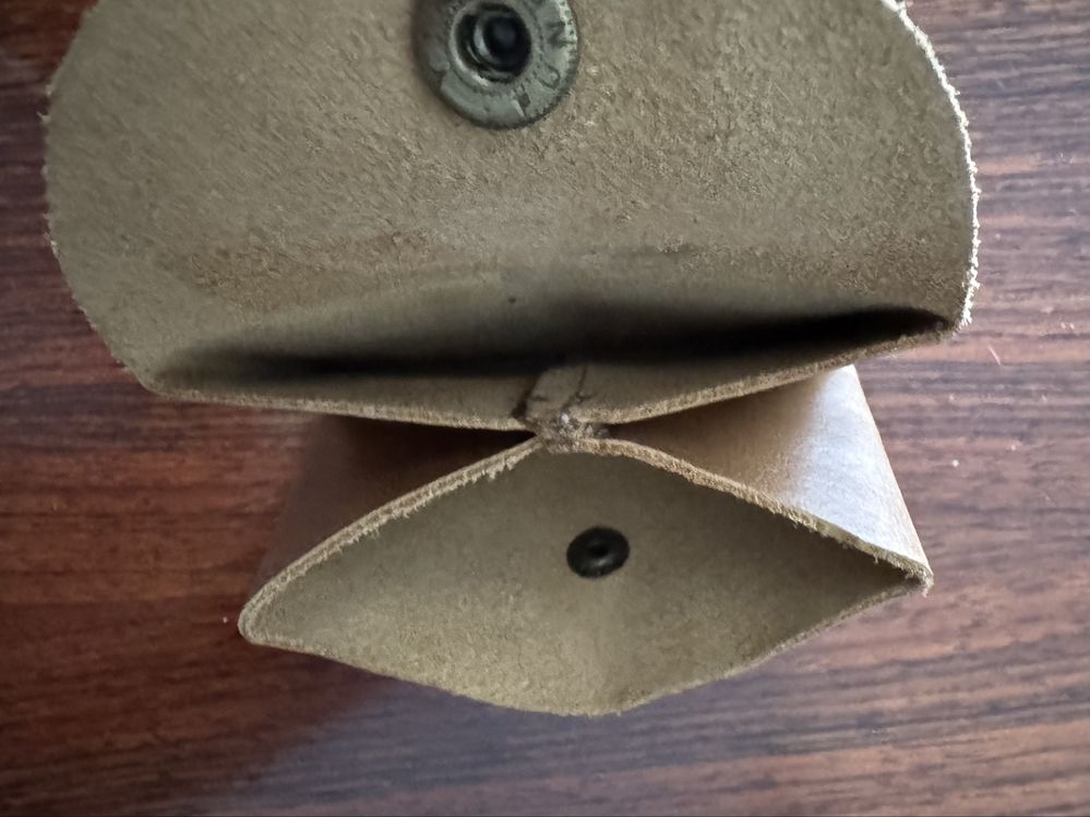 Porta moedas pele artesanato