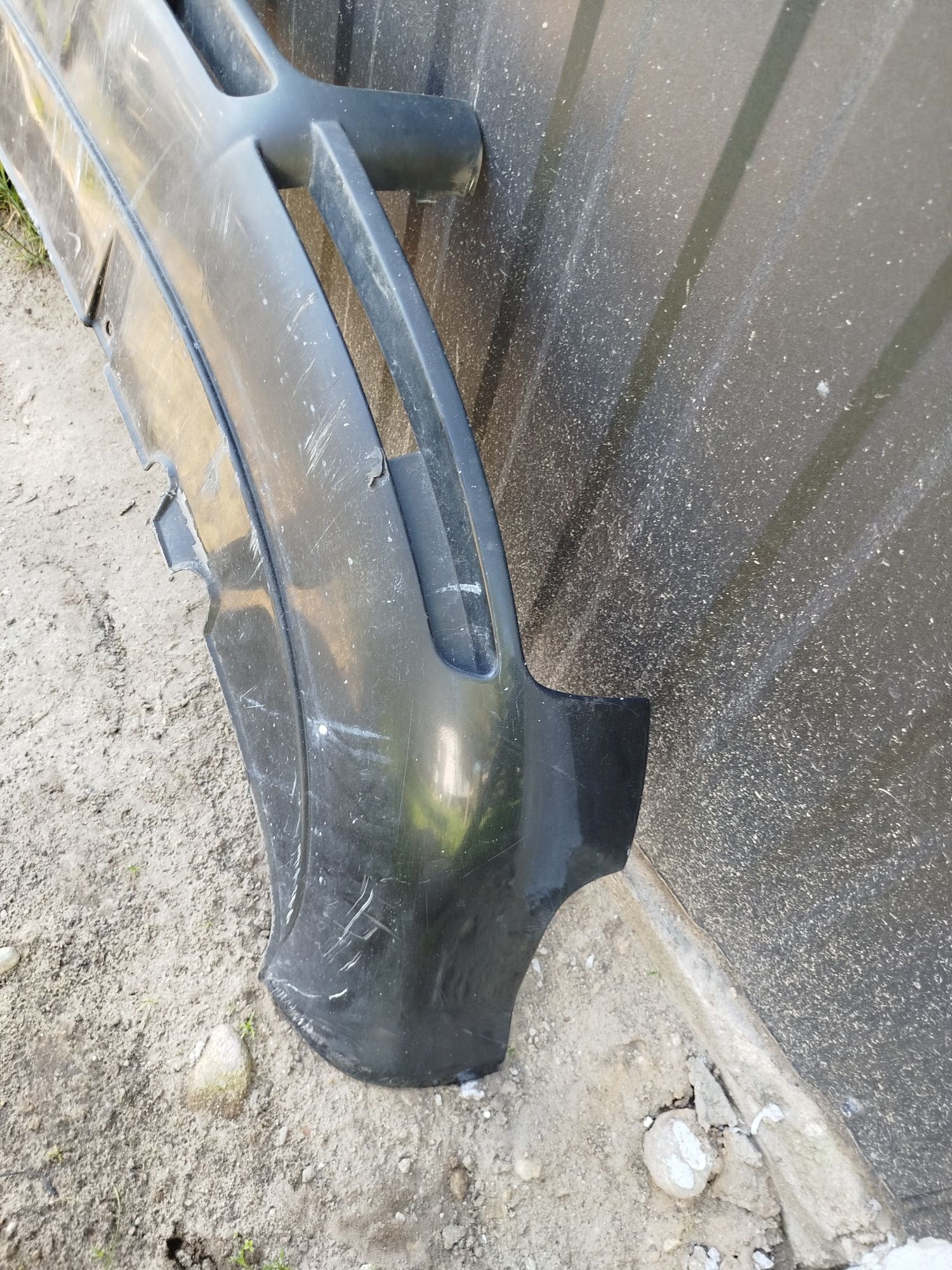 4 Dokładka zderzaka przedniego LZ9W Audi A4 B6 spoiler spojler hokej