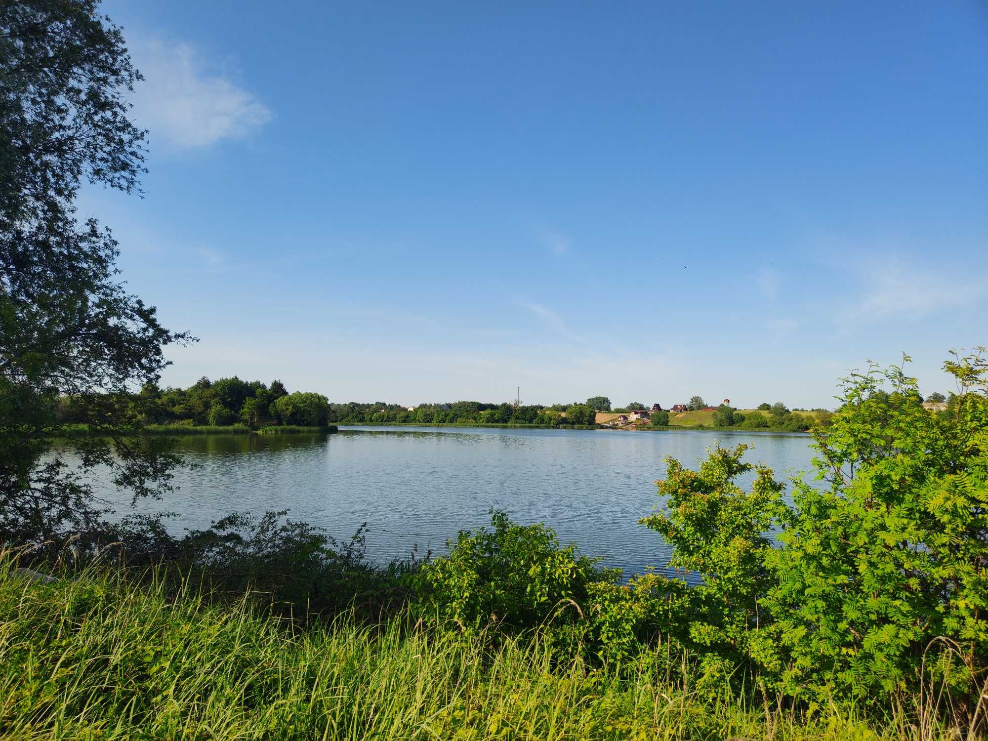 Działka 35a z linią brzegową j. Ostrowite Rypińskie