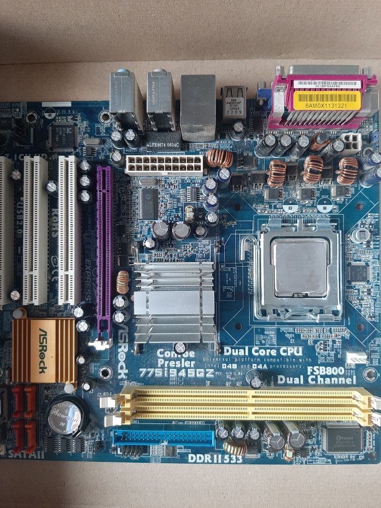 Материнська плата ASRock 775i945GZ, i945GZ, s775