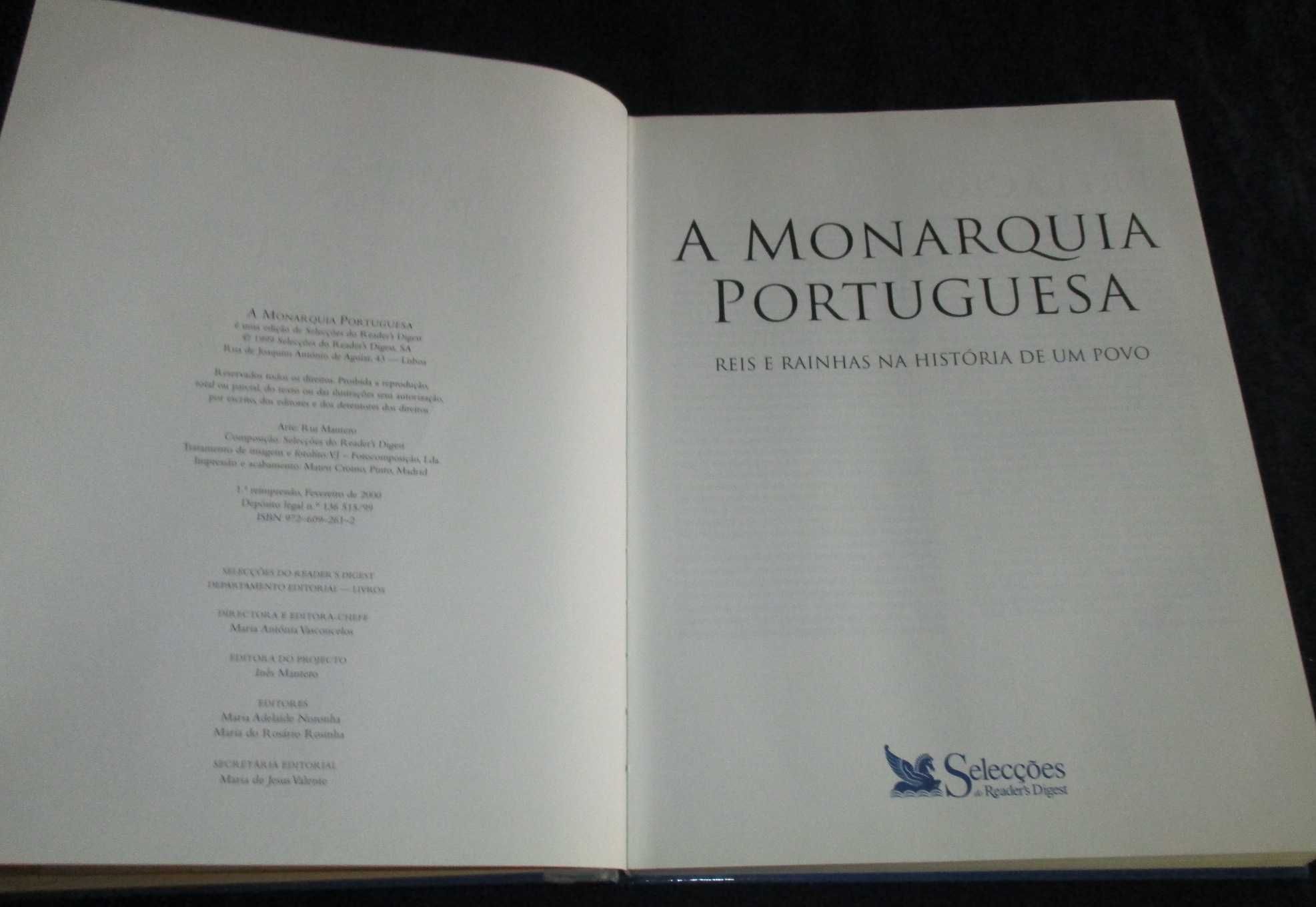 Livro A Monarquia Portuguesa Reis e Rainhas na História de um povo