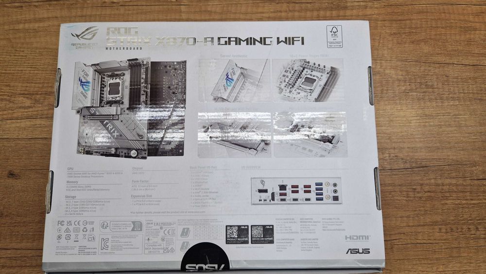 Płyta główna ASUS ROG STRIX X870-A GAMING WIFI box gwarancja nr. N2346