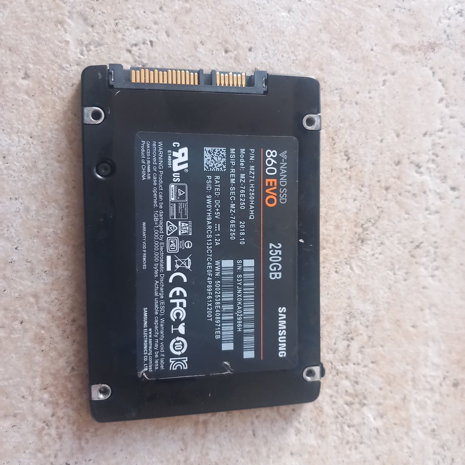 SSD Samsung 250Gb