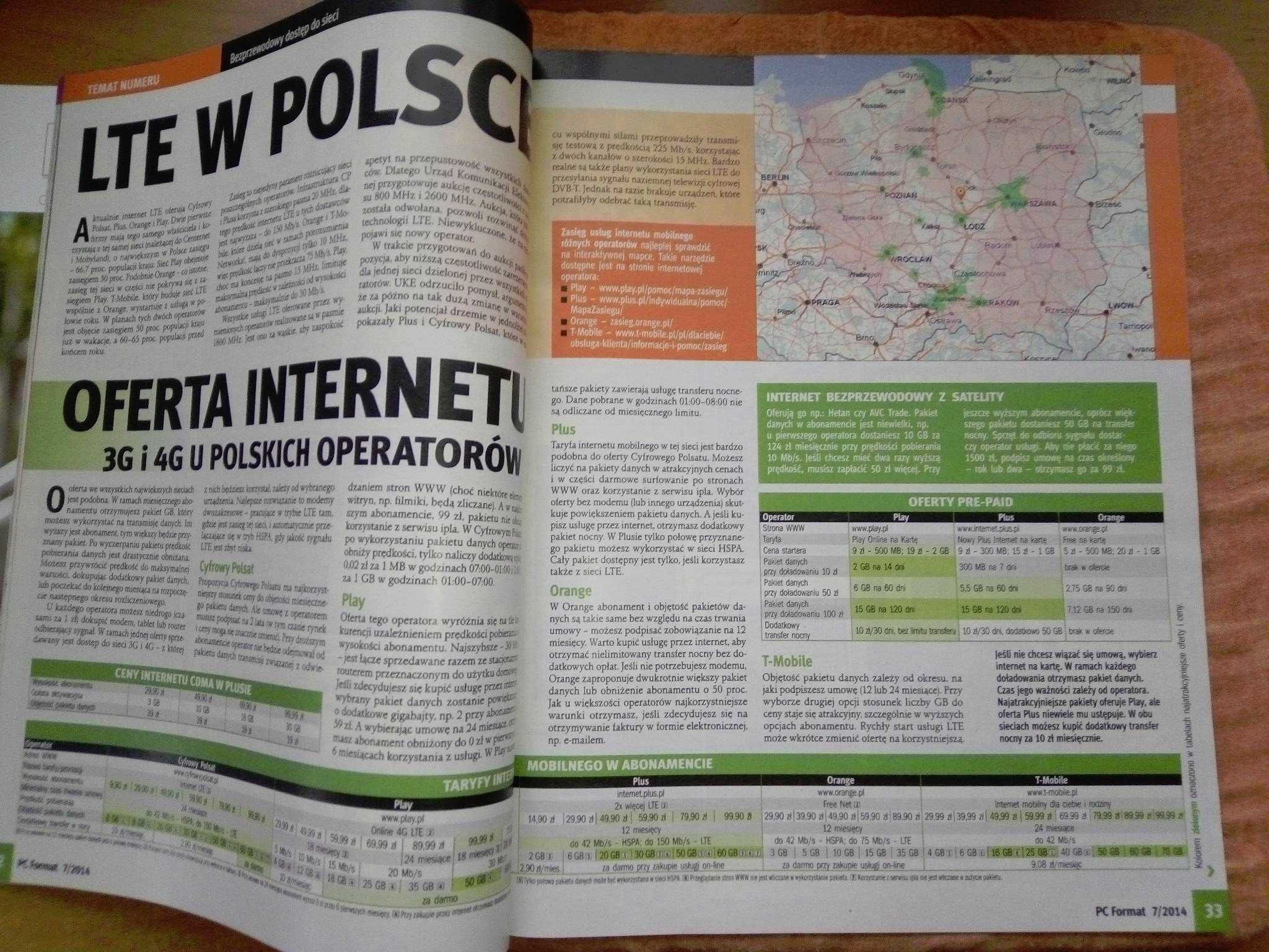 PC Format 7 2014 lipiec (167) Gazeta + płyta CD Czasopismo