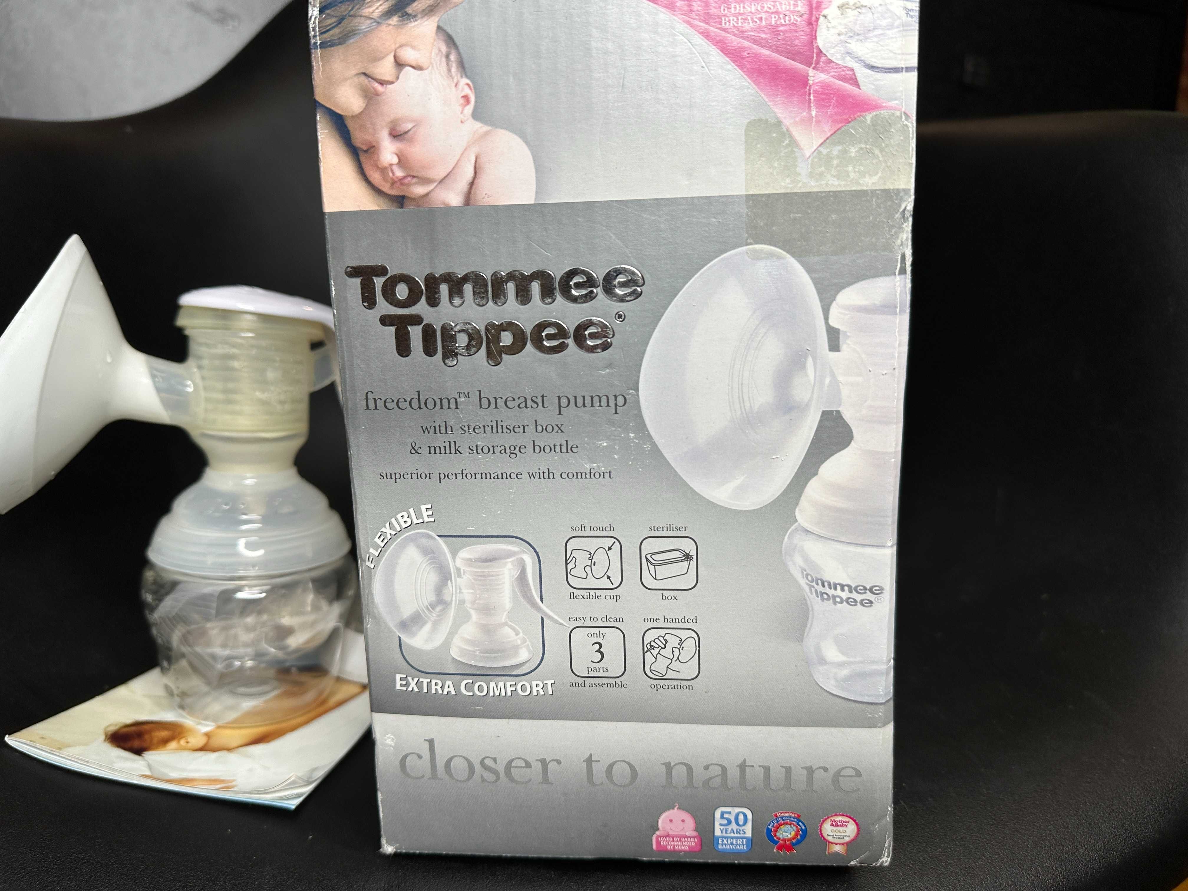 Ручний молоковідсмоктувач зі стерилізатором tommee tippee