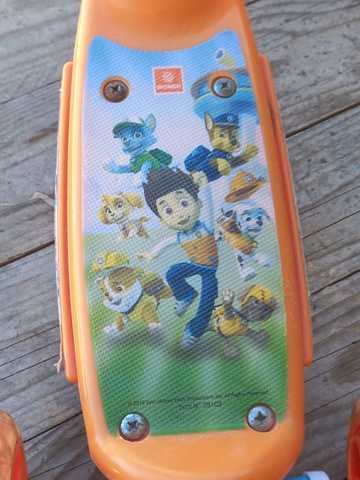 Trotinete 3 Rodas Licenciada Patrulha Pata MONDO