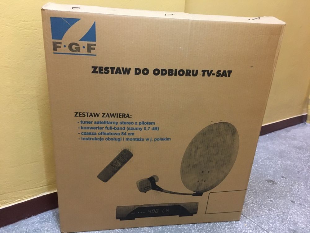 Zestaw do odbioru TV-SAT z HOT BIRD oraz ASTRA