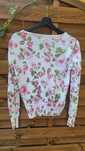 Bawełniany sweter w kwiaty KappAhl r. XS