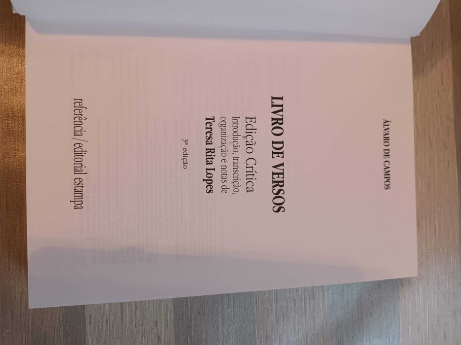 Álvaro de Campos - Livro de Versos