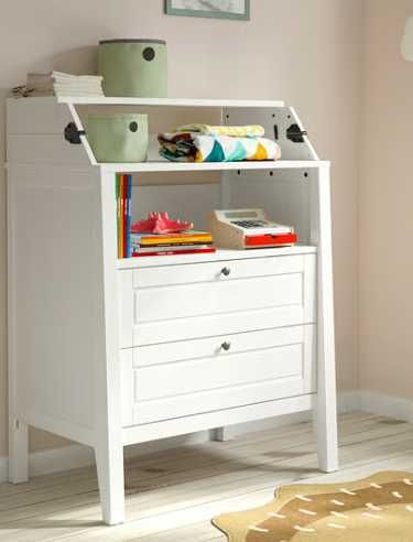 Trocador e cómoda, cor branco - IKEA