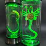 Alien glow jar deco