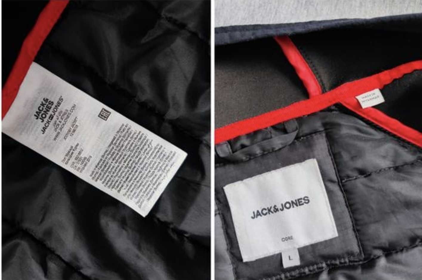 Гібридна куртка мікропуховик Jack Jones