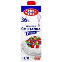 Вершки Mlekovita 36 % млековіта 1л 30% сир