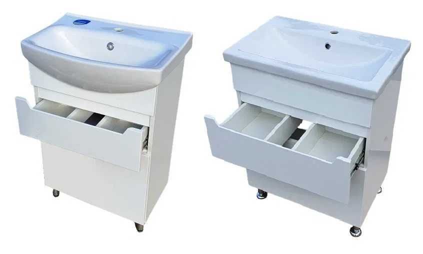 Умывальник (раковина) в комплекте с тумбой в ванну. Ширина 50...80см.