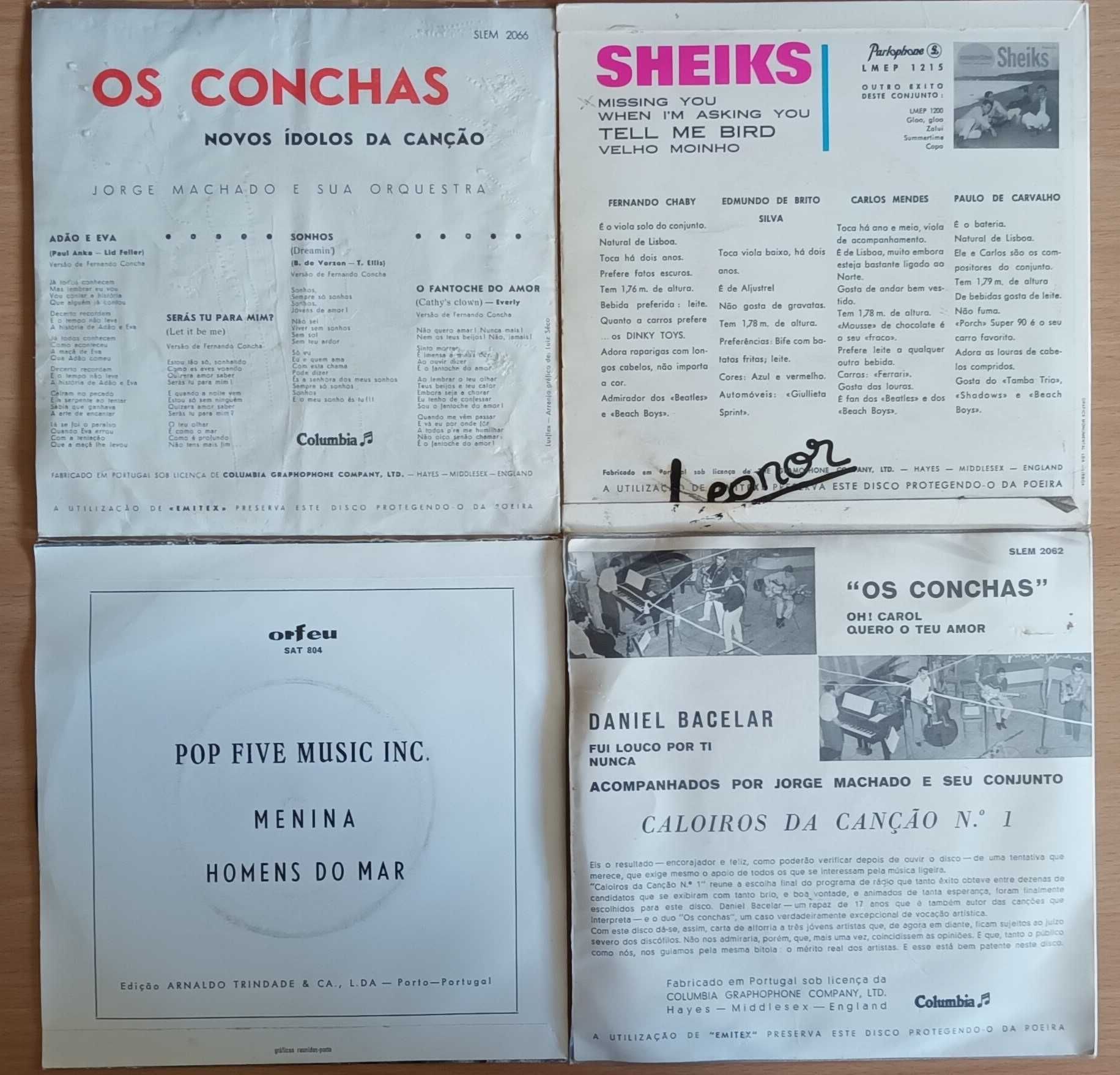 Pop Five Music Inc. + Os Sheiks + Os Conchas - Singles