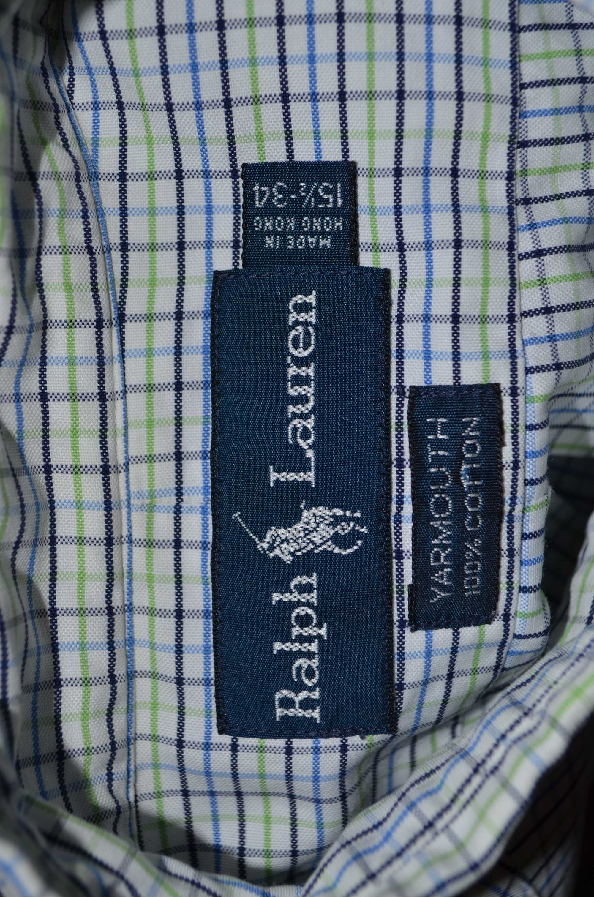 Рубашка RALPH LAUREN Men Button Down Oxford  Size 15.5 Vintage Сорочка