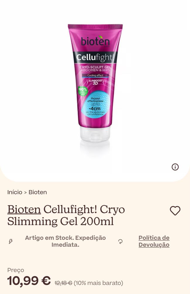 2 Produtos anti celulite