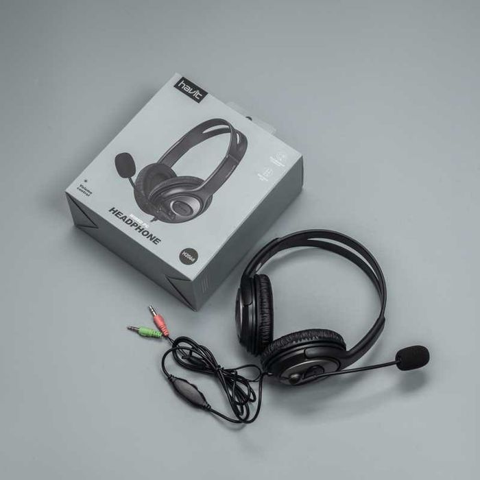 Headset H206D, com 2* Jack 3.5mm e Micro - Havit