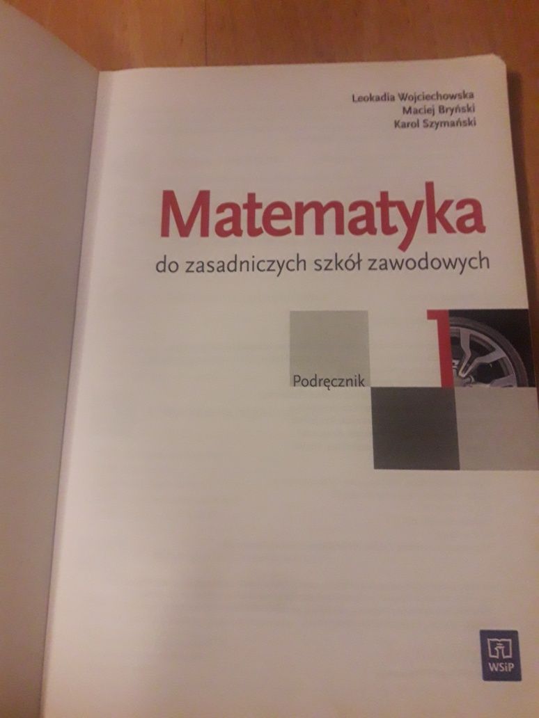 Matematyka do zasadniczych szkół zawodowych