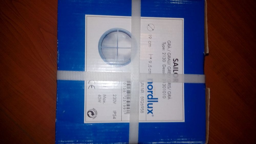 Aplique nordlux sailor de exterior -novo