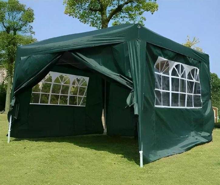 НОВЫЙ крепкий польский садовый тент 3x3м шатер павильон палатка навес