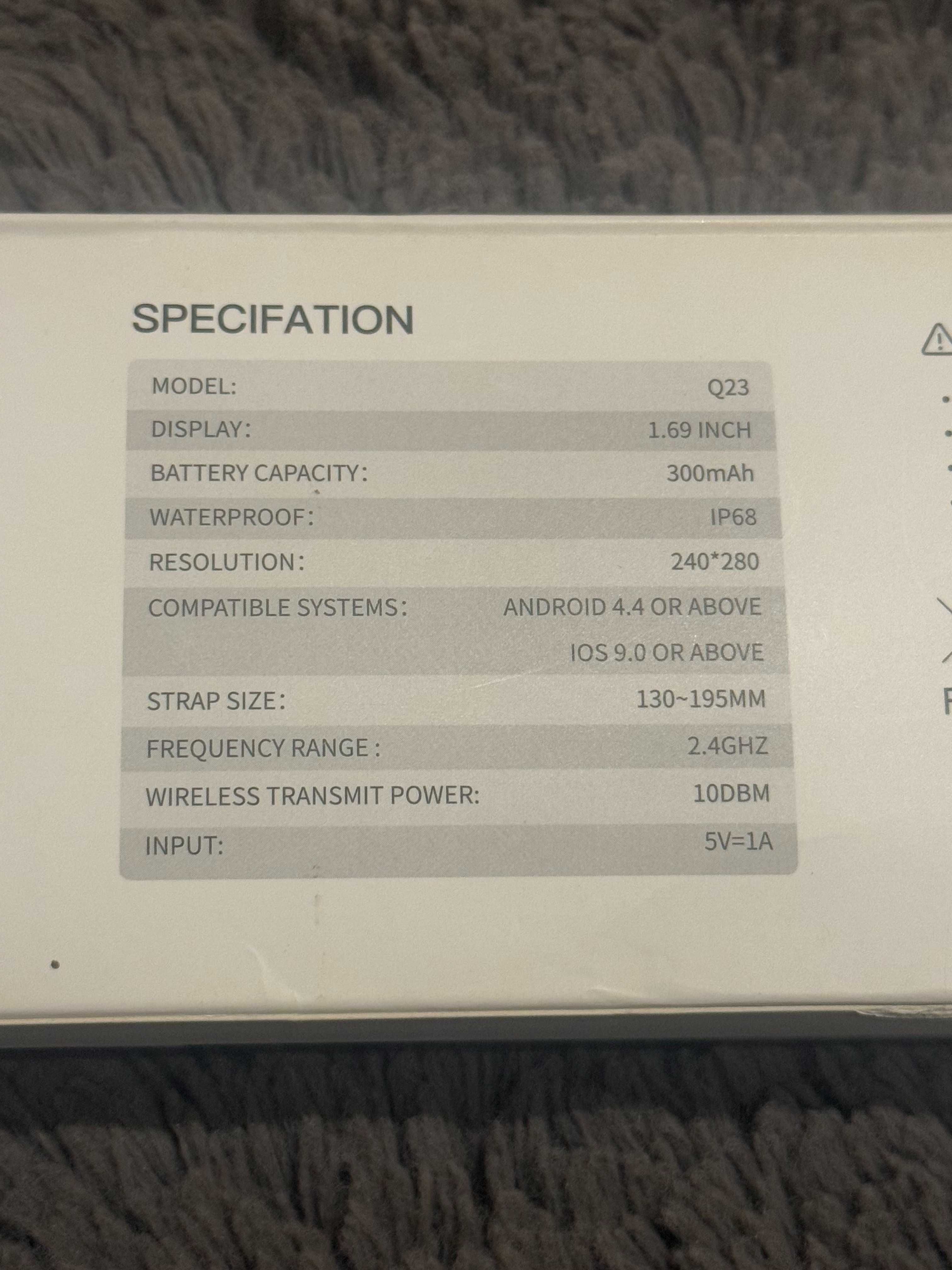 Smart watch - MOLOCY Q23 - super stan