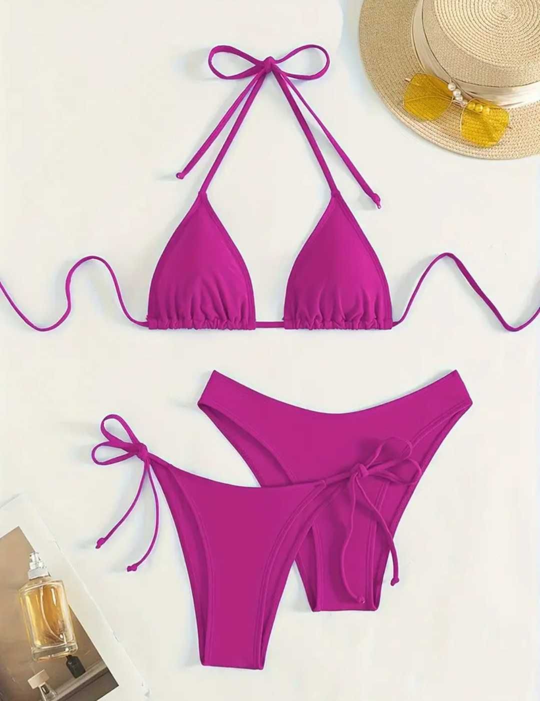 Nowy strój kąpielowy 3 części bikini r. L kąpielówki